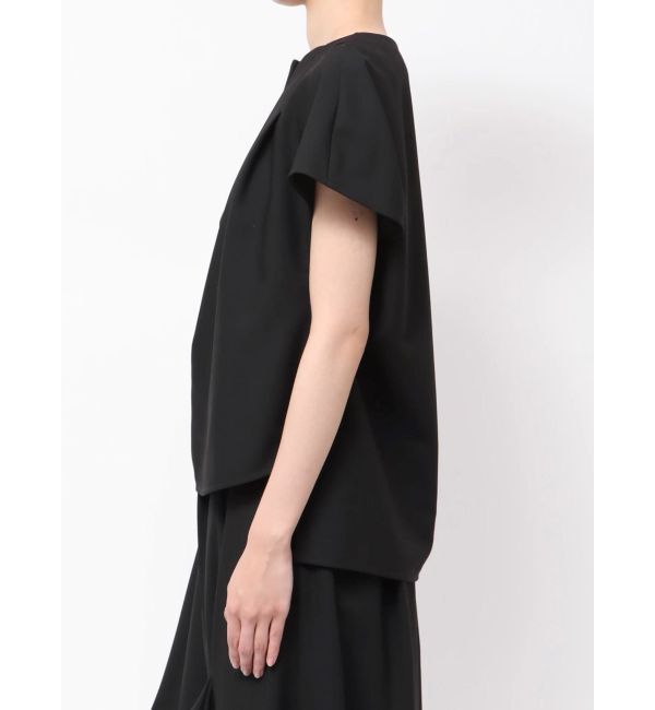 ELENDEEK「ASYME DRAPE BL」|シャツ・ブラウス|