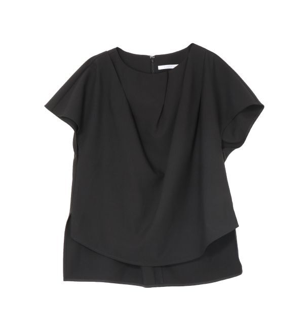ELENDEEK「ASYME DRAPE BL」|シャツ・ブラウス|