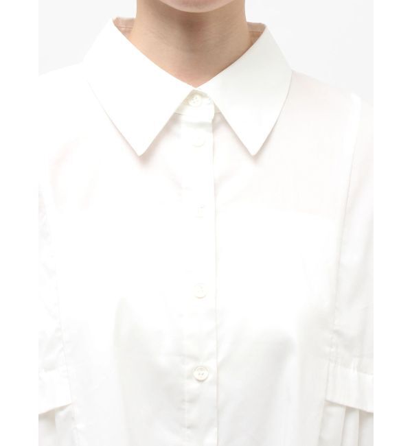 ELENDEEK「PLEATS LAYERED SH」|シャツ・ブラウス|
