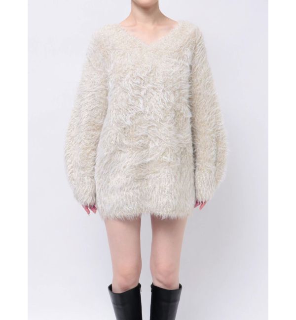 RESEXXY「ラメシャギーニットチュニックワンピース」|ワンピース|