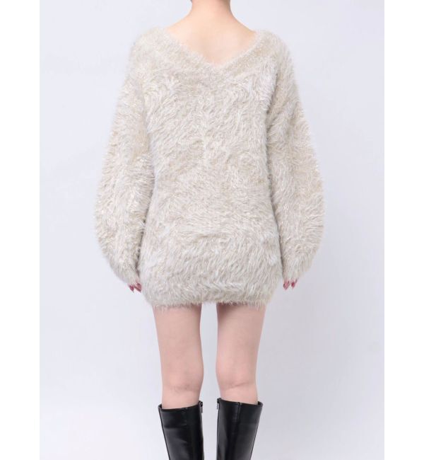 RESEXXY「ラメシャギーニットチュニックワンピース」|ワンピース|