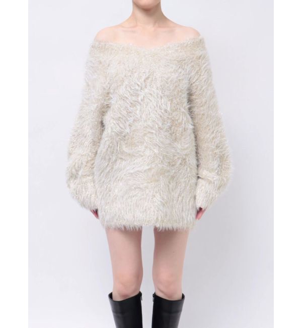 RESEXXY「ラメシャギーニットチュニックワンピース」|ワンピース|