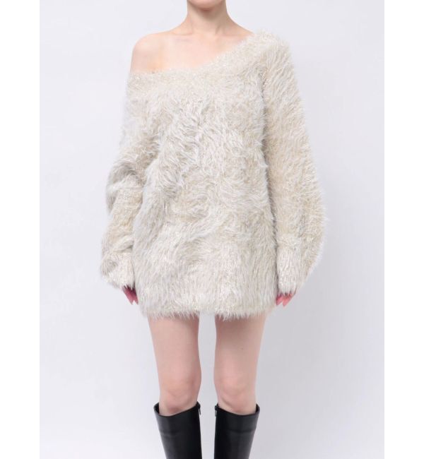 RESEXXY「ラメシャギーニットチュニックワンピース」|ワンピース|