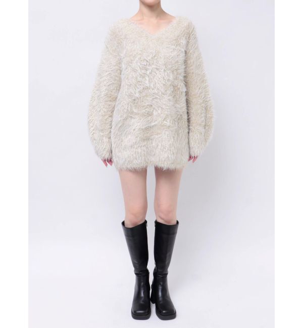 RESEXXY「ラメシャギーニットチュニックワンピース」|ワンピース|