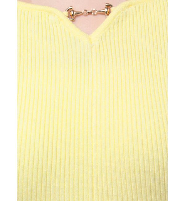 RESEXXY「フロントチャームリブニットワンピース」|ワンピース|