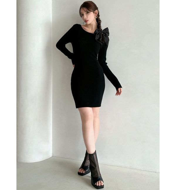 RESEXXY「リブニットタイトワンピース」|ワンピース|