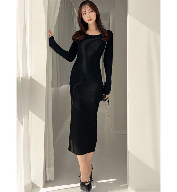 RESEXXY「リブニットタイトワンピース」|ワンピース|