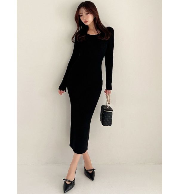 RESEXXY「リブニットタイトワンピース」|ワンピース|