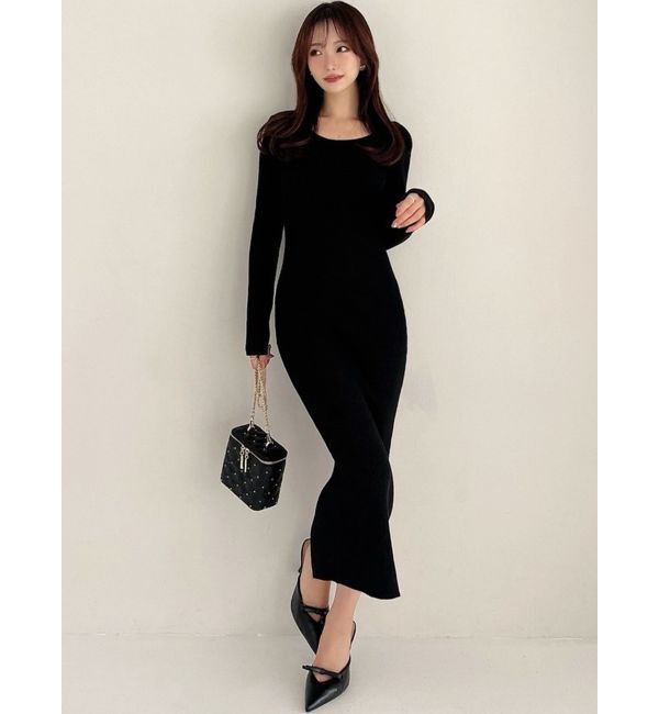 RESEXXY「リブニットタイトワンピース」|ワンピース|