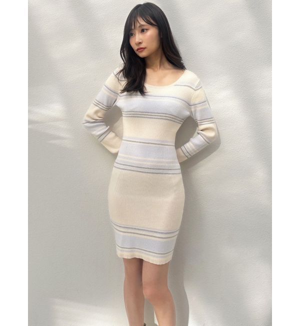 RESEXXY「リブニットタイトワンピース」|ワンピース|