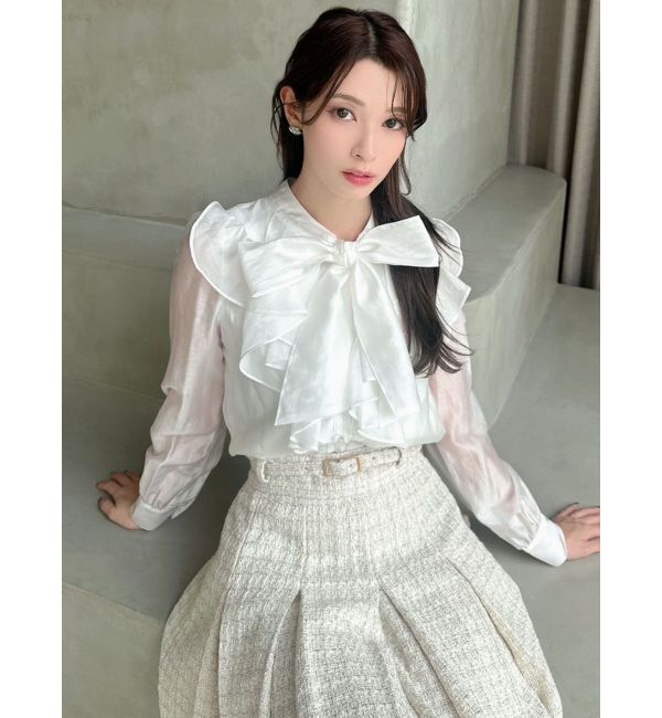 RESEXXY「シアーボウタイブラウス」|シャツ・ブラウス|