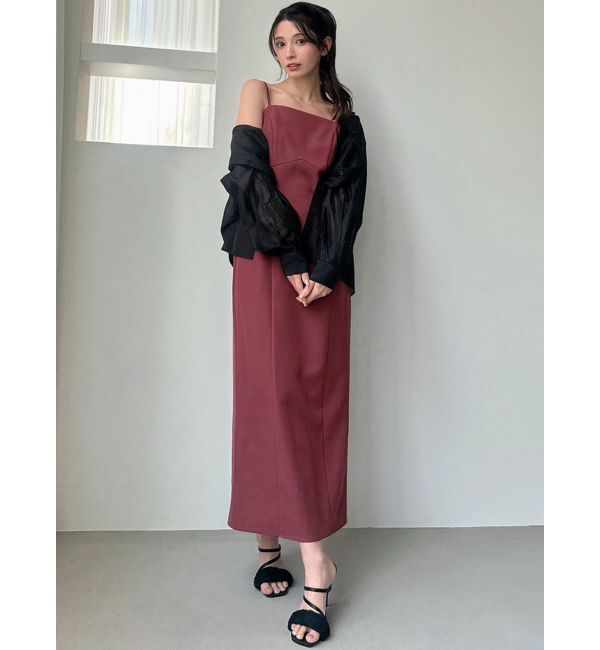 RESEXXY「Iラインキャミワンピース【セットアップ着用可能/ピンクWEB限定カラー】」|ワンピース|