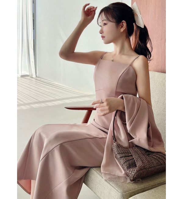 RESEXXY「Iラインキャミワンピース【セットアップ着用可能/ピンクWEB限定カラー】」|ワンピース|