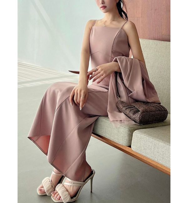 RESEXXY「Iラインキャミワンピース【セットアップ着用可能/ピンクWEB限定カラー】」|ワンピース|ピンク