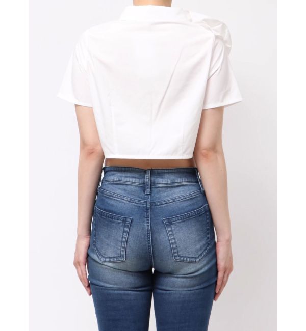 RESEXXY「アシンメトリー3Dモチーフシャツ」|シャツ・ブラウス|