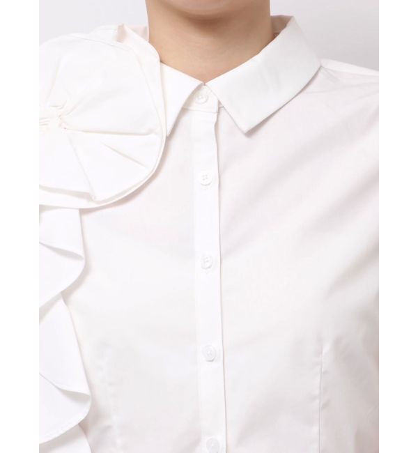 RESEXXY「アシンメトリー3Dモチーフシャツ」|シャツ・ブラウス|