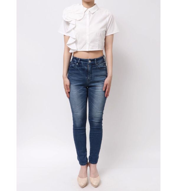 RESEXXY「アシンメトリー3Dモチーフシャツ」|シャツ・ブラウス|