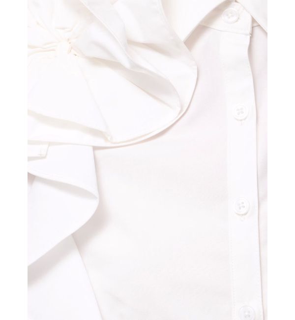 RESEXXY「アシンメトリー3Dモチーフシャツ」|シャツ・ブラウス|