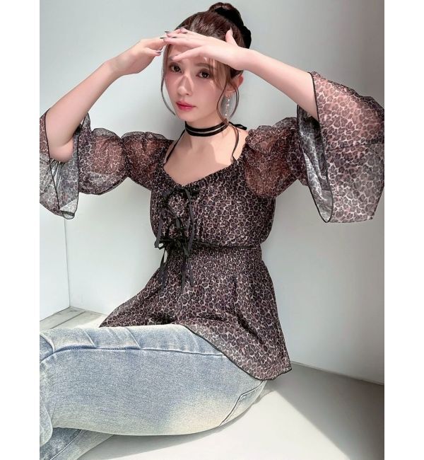 RESEXXY「チョーカーリボンチュニックブラウス」|シャツ・ブラウス|