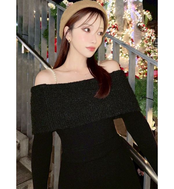 RESEXXY「ストラップミニニットワンピース」|ワンピース|