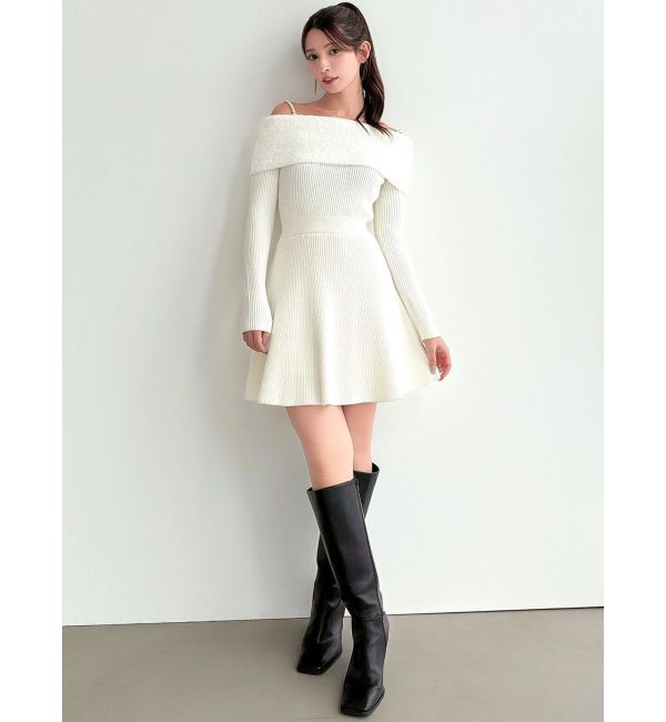 RESEXXY「ストラップミニニットワンピース」|ワンピース|