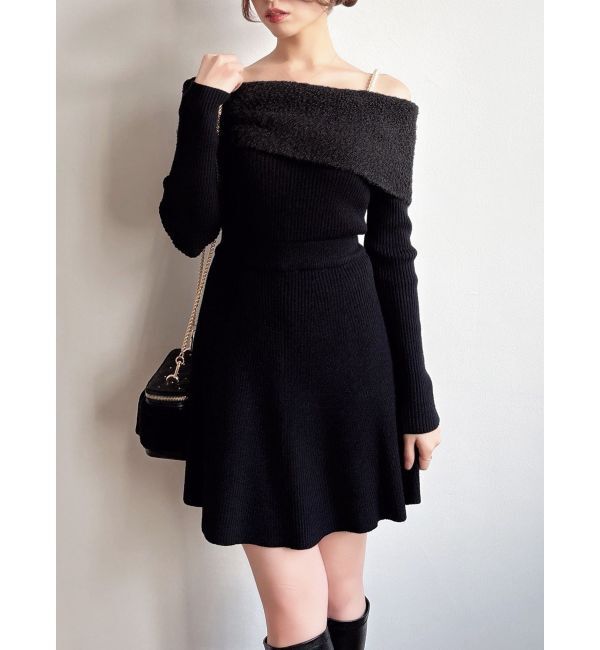 RESEXXY「ストラップミニニットワンピース」|ワンピース|