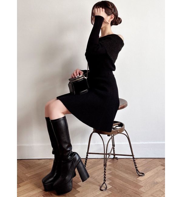 RESEXXY「ストラップミニニットワンピース」|ワンピース|