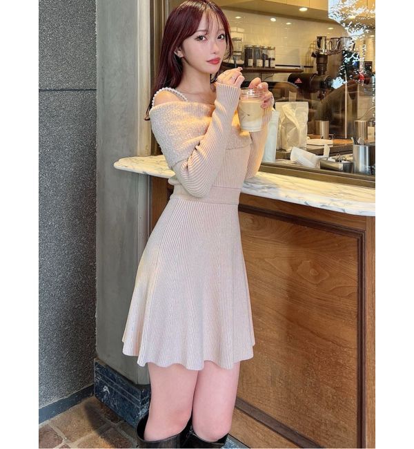 RESEXXY「ストラップミニニットワンピース」|ワンピース|