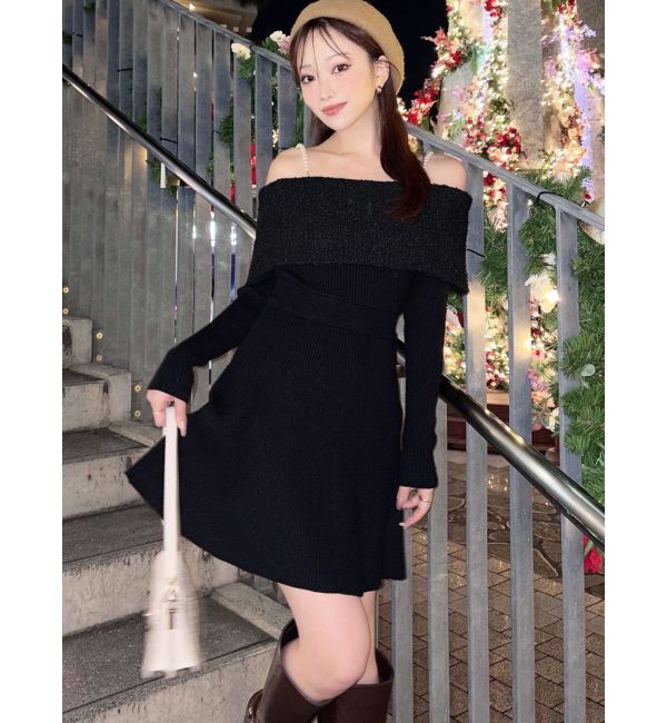 RESEXXY「ストラップミニニットワンピース」|ワンピース|