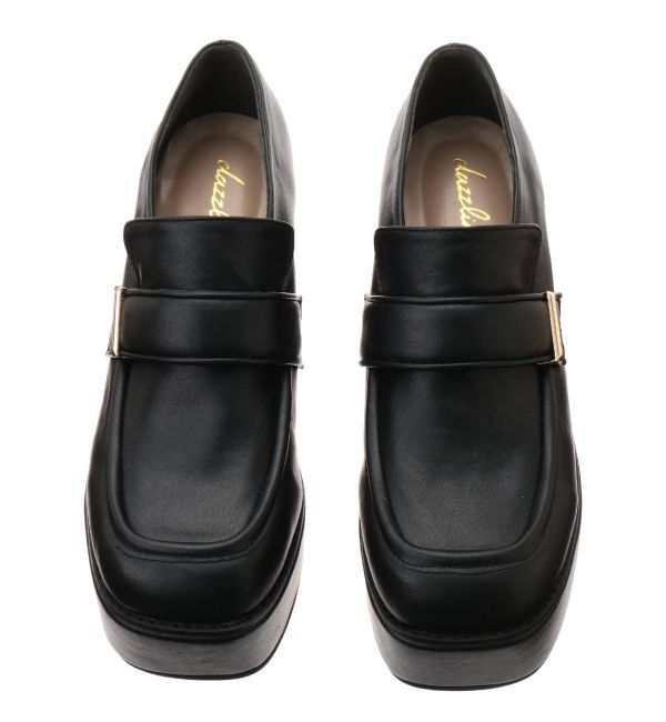 dazzlin「スクエアトゥチャンキーローファー」|ローファー|