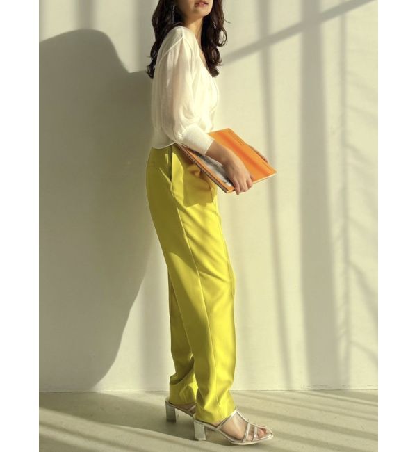 dazzlin「ハイウエストタックテーパードパンツ」|その他|