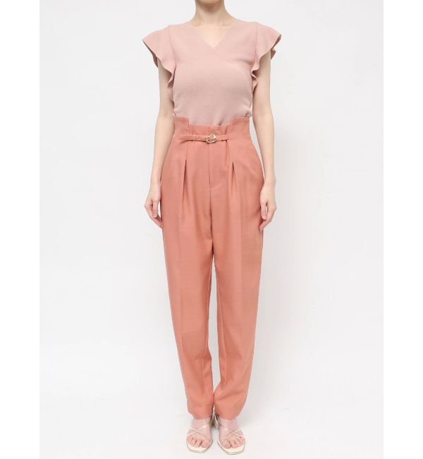 dazzlin「ハイウエストタックテーパードパンツ」|その他|