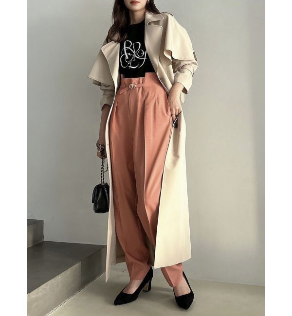 dazzlin「ハイウエストタックテーパードパンツ」|その他|