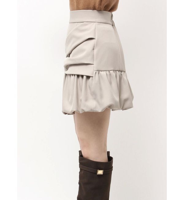 dazzlin「ナナメリボンミニスカート」|スカート|