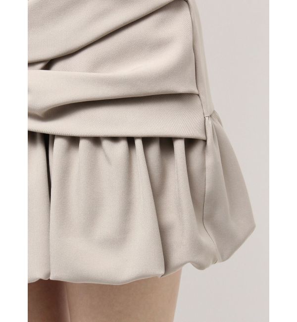 dazzlin「ナナメリボンミニスカート」|スカート|