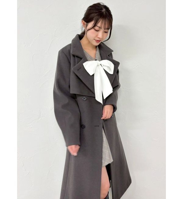 dazzlin「バルーンチェックミニワンピース」|ワンピース|