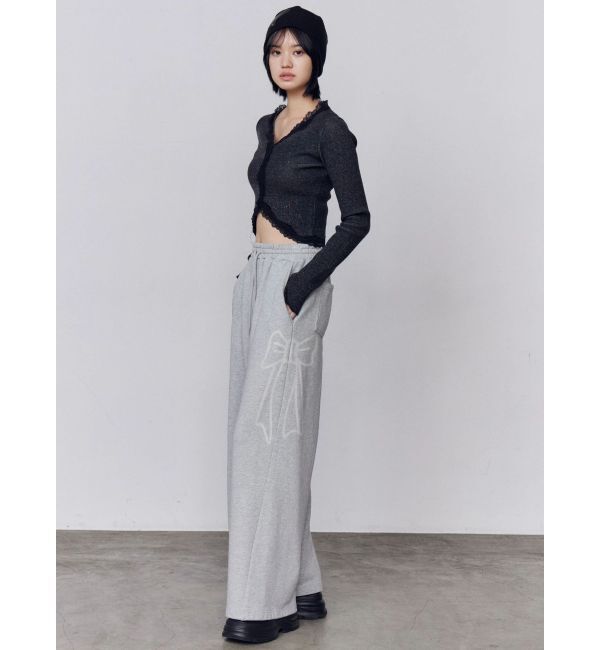 EMODA「レースエッジフィットリブトップ」|ニット・セーター|