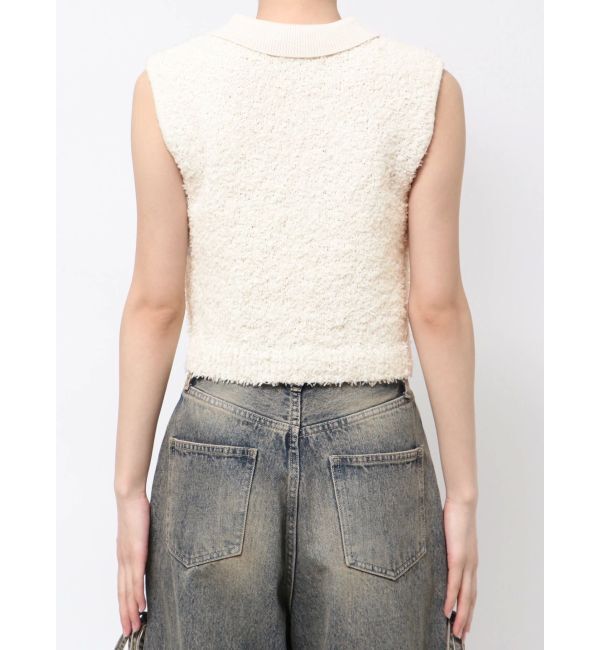 EMODA「フリンジヤーンタンクトップ」|ニット・セーター|