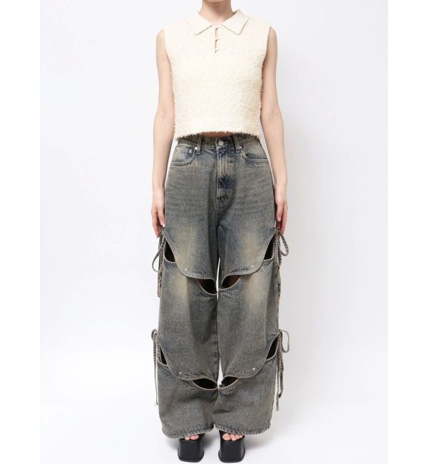 EMODA「フリンジヤーンタンクトップ」|ニット・セーター|