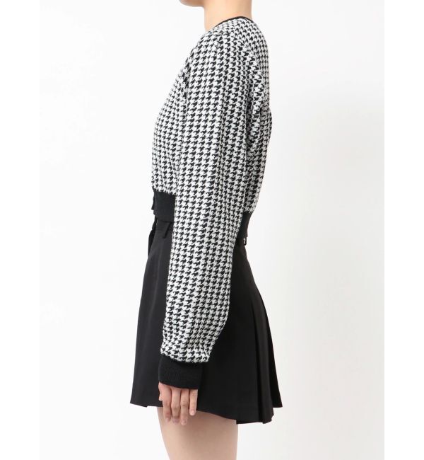 EMODA「ハウンズトゥースツインニット」|ニット・セーター|