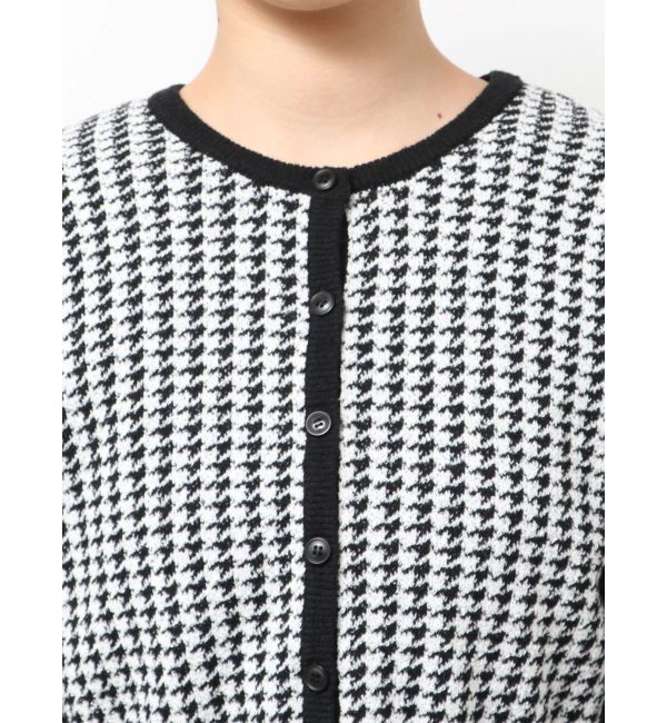 EMODA「ハウンズトゥースツインニット」|ニット・セーター|