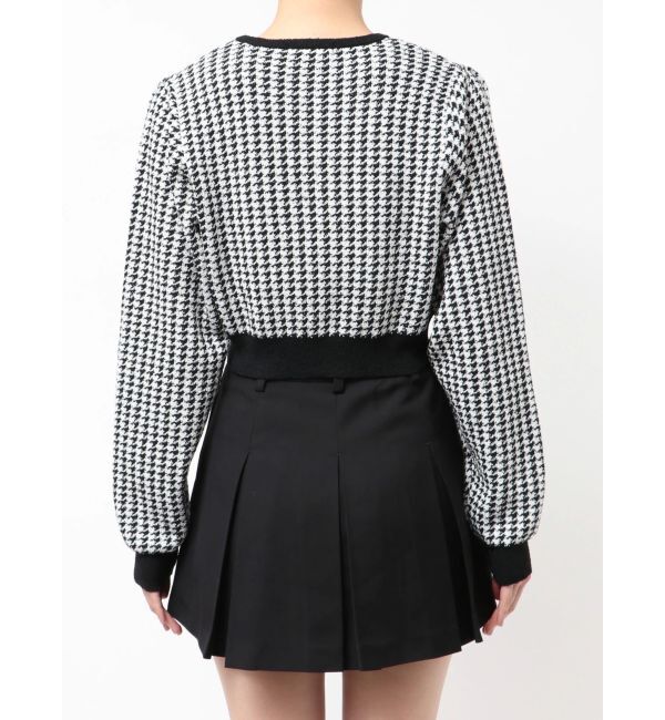 EMODA「ハウンズトゥースツインニット」|ニット・セーター|