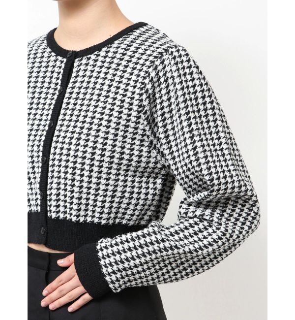 EMODA「ハウンズトゥースツインニット」|ニット・セーター|