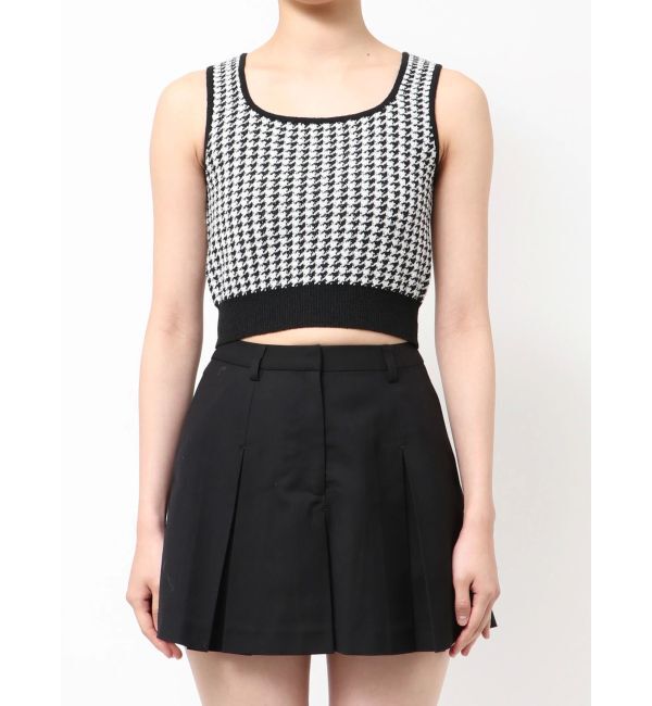 EMODA「ハウンズトゥースツインニット」|ニット・セーター|