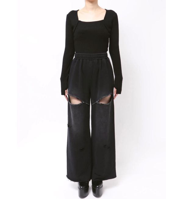 EMODA「ホールクラッシュスウェットパンツ」|その他|