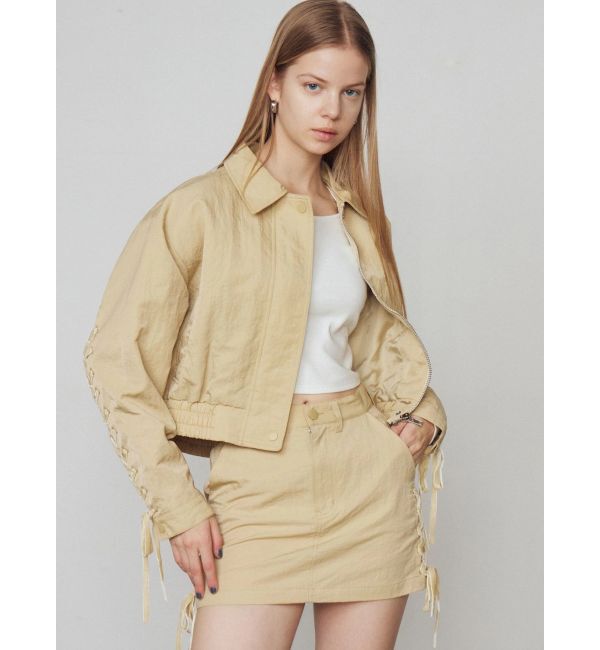 EMODA「レースアップミニスカート」|スカート|