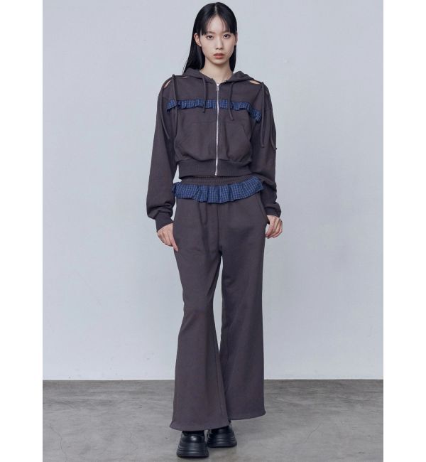 EMODA「ウエストフリルスウェットパンツ」|その他|