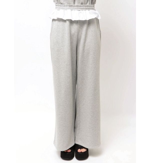EMODA「ウエストフリルスウェットパンツ」|その他|
