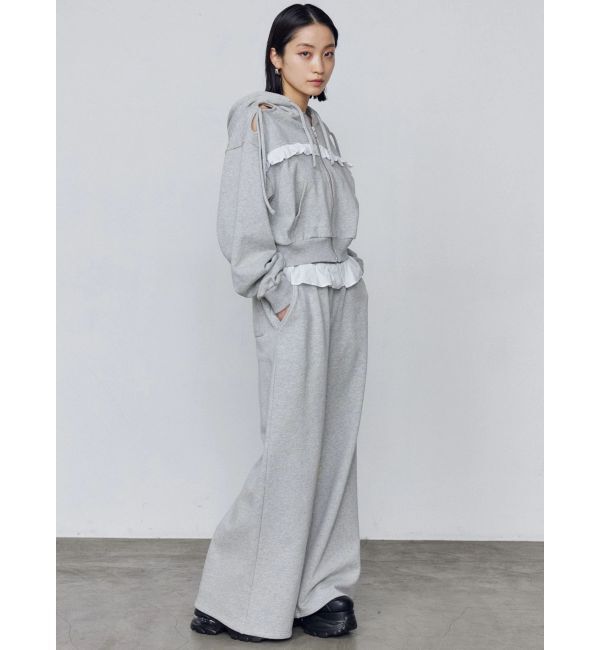 EMODA「ウエストフリルスウェットパンツ」|その他|