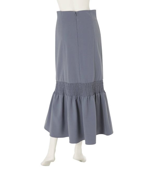 MERCURYDUO「シャーリングデザインイレヘムマーメイドスカート」|スカート|